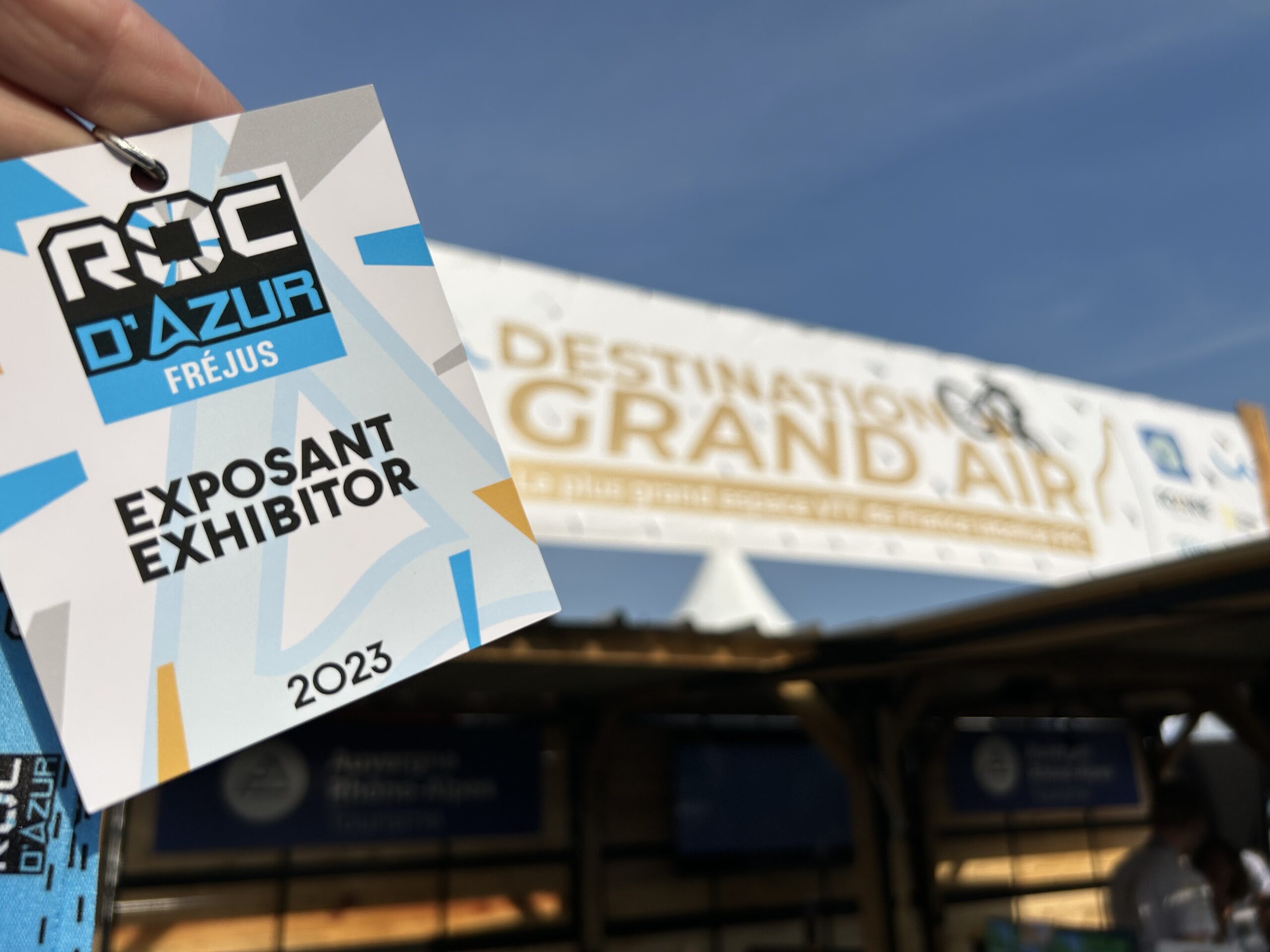 Roc d'Azur 2023 badge exposant