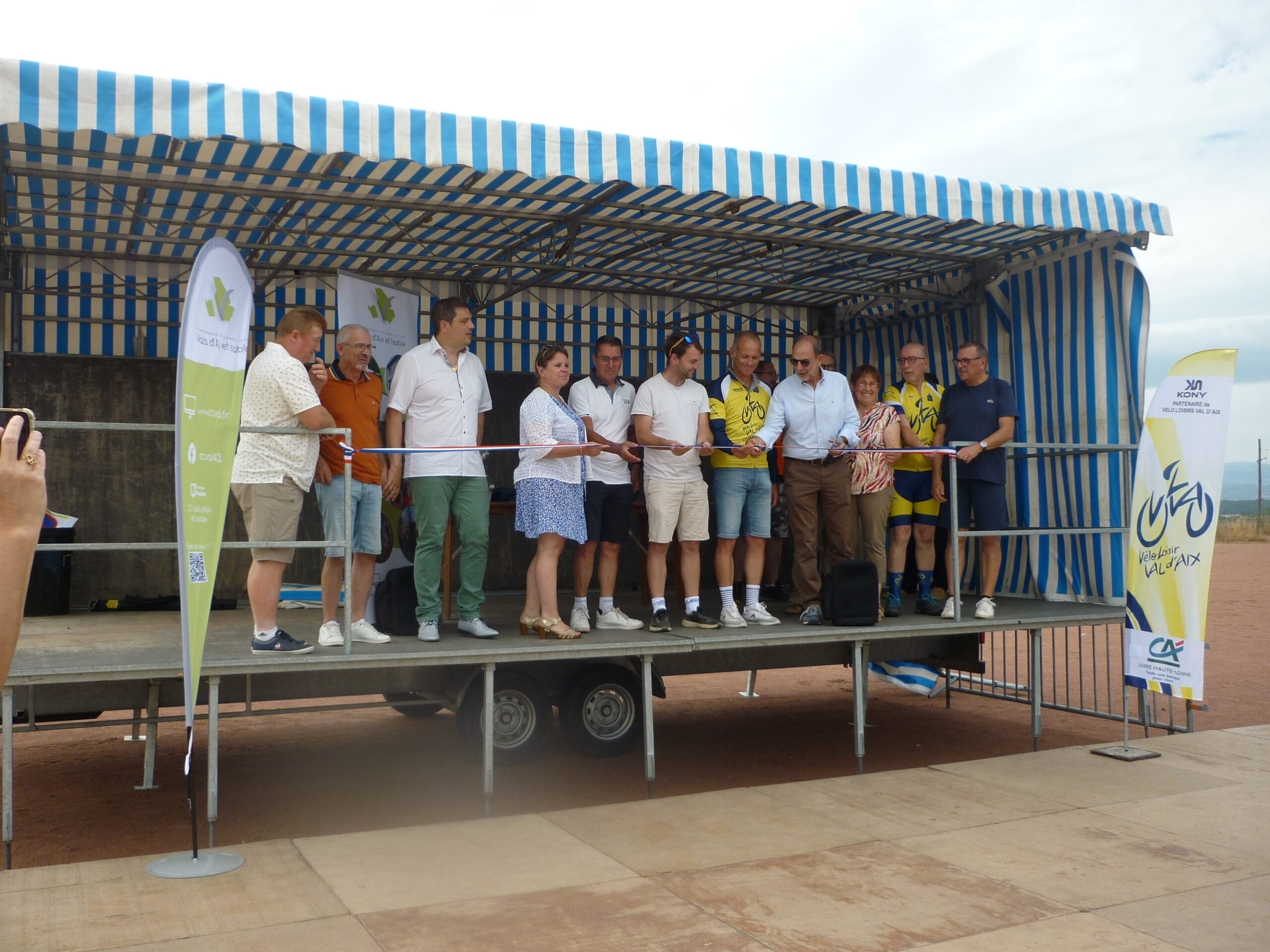 Inauguration Espace VTT Évasion AIx et Isable